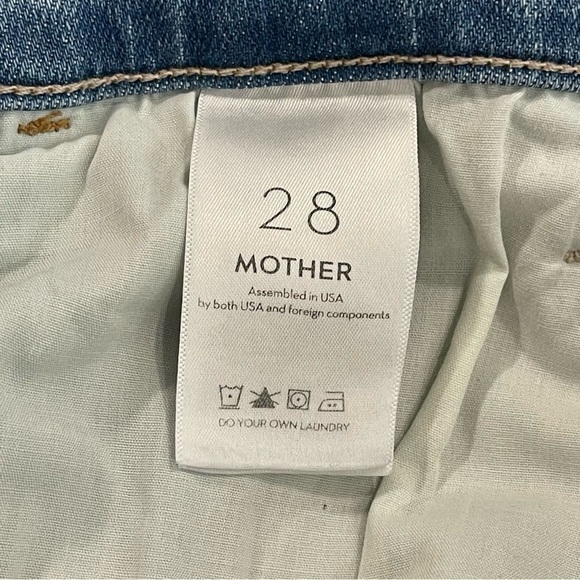 MOTHER The Hustler Ankle Fray Jeans - Thrilling Shots - Sz - 28 (B655) - Picture 9 of 12